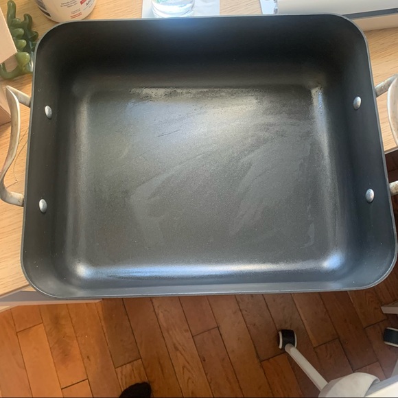 Crate & Barrel Calphalon Non Stick Roasting Pan - Perfect Condition 🍳 - Picture 13 of 14